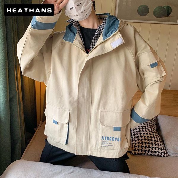 men's jackets jacket men spring autumn tooling clothes korean youth teenagers hooded casual baseball harajuku clothing, Black;brown
men's jackets jacket men spring autumn tooling clothes korean youth teenagers hooded casual baseball harajuku clothing, Black;brown
