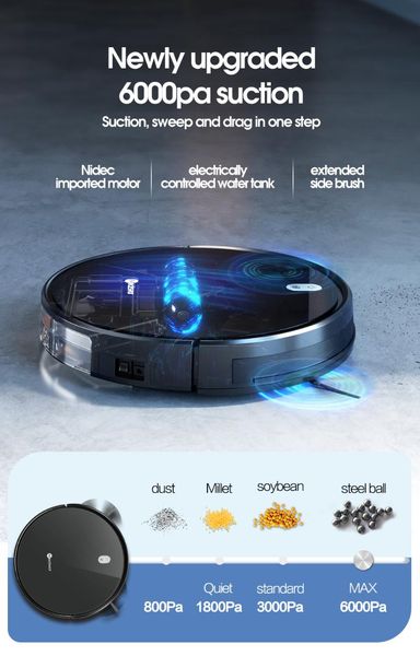 vacuum cleaners neatsvor x520 robot cleaner 6000pa 5200 mah regular automatic charging for sweeping and mopping smart home
vacuum cleaners neatsvor x520 robot cleaner 6000pa 5200 mah regular automatic charging for sweeping and mopping smart home