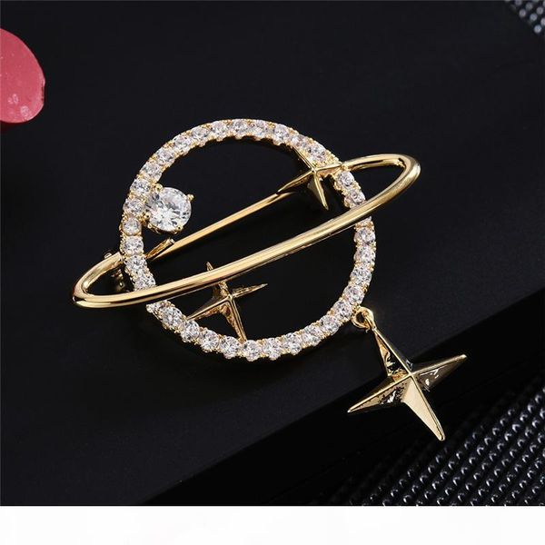 europe and america fashion brooches pins yellow gold plated bling cz universe pins brooch for men women for party wedding nice gift, Gray
europe and america fashion brooches pins yellow gold plated bling cz universe pins brooch for men women for party wedding nice gift, Gray