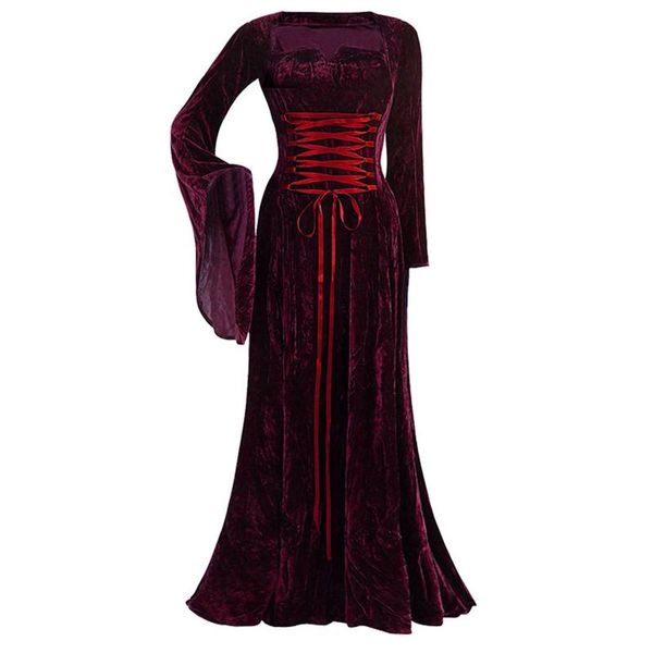 casual dresses vintage women plus size long dress flare sleeve party maxi lace up elegant for loose vestidos, Black;gray
casual dresses vintage women plus size long dress flare sleeve party maxi lace up elegant for loose vestidos, Black;gray