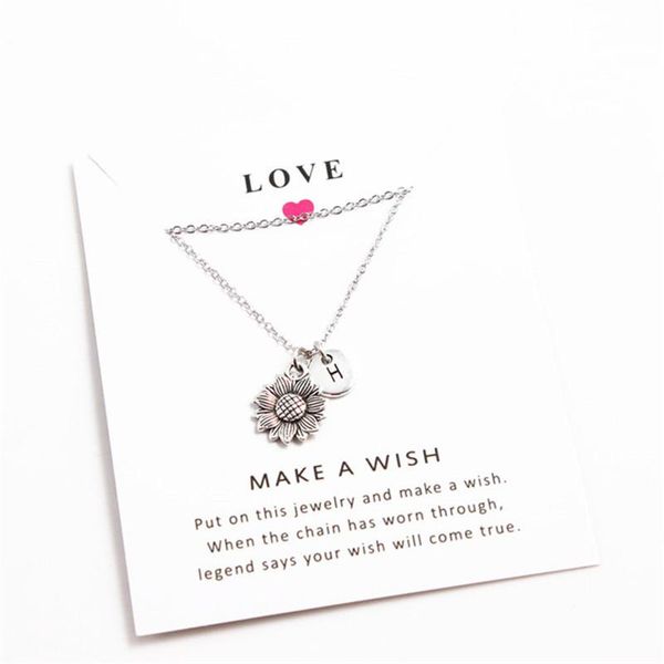 pendant necklaces h fashionable simple sunflower silver necklace letter women friendship gift a-z
pendant necklaces h fashionable simple sunflower silver necklace letter women friendship gift a-z