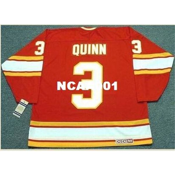 001s #3 pat quinn atlanta flames 1976 ccm vintage retro away hockey jersey or custom any name or number retro jersey, Black
001s #3 pat quinn atlanta flames 1976 ccm vintage retro away hockey jersey or custom any name or number retro jersey, Black