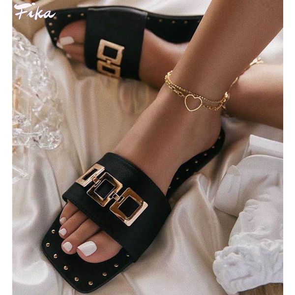 new women's sandals flat square toe outdoor slippers 2021 summer fashion female buckle beach slides retro shoes plus size 42, Black
new women's sandals flat square toe outdoor slippers 2021 summer fashion female buckle beach slides retro shoes plus size 42, Black