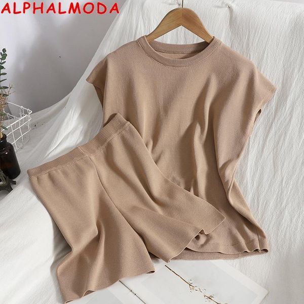 women's tracksuits alphalmoda solid color sleeveless vest + shorts women 2pcs casual knitting set sweater jogging suits, Gray
women's tracksuits alphalmoda solid color sleeveless vest + shorts women 2pcs casual knitting set sweater jogging suits, Gray