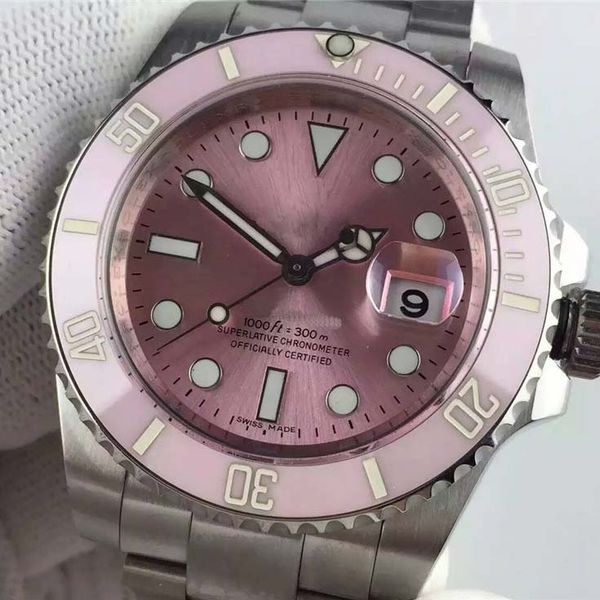 yz factory date pink ceramic bezel dial wristwatches sapphire steel 40mm 116610ln 116610 automatic mechanical glide lock men watch watches, Slivery;brown
yz factory date pink ceramic bezel dial wristwatches sapphire steel 40mm 116610ln 116610 automatic mechanical glide lock men watch watches, Slivery;brown