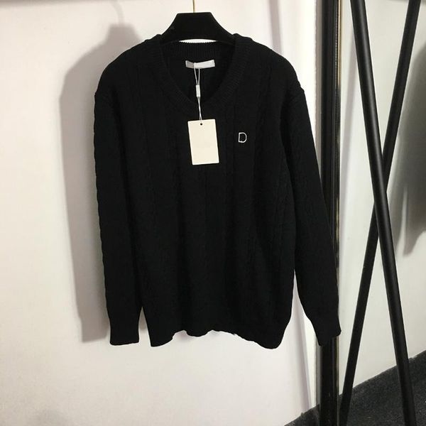 Winter Jacquard Knit Sweaters Fashion Letter Designer Women Wool Top 2 Colors Warm Soft Touch Pullover Hoodies, White;black
Winter Jacquard Knit Sweaters Fashion Letter Designer Women Wool Top 2 Colors Warm Soft Touch Pullover Hoodies, White;black
