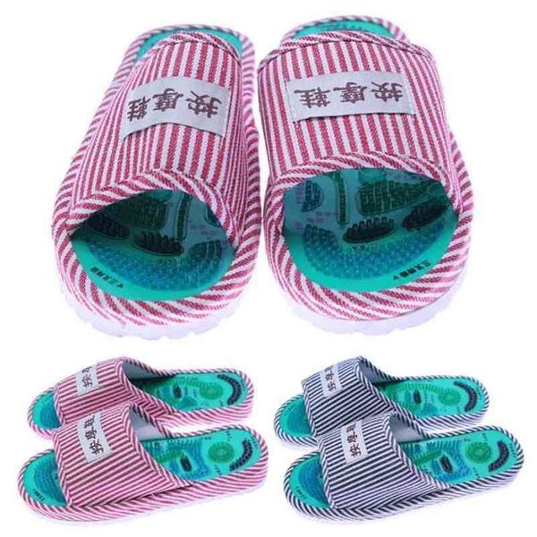 massage slippers striped reflexology acupuncture therapy sandals foot acupoint shoe men indoor home flip flops 210805, Black
massage slippers striped reflexology acupuncture therapy sandals foot acupoint shoe men indoor home flip flops 210805, Black
