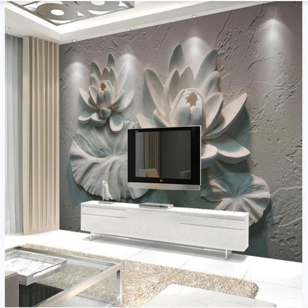 wallpapers modern wallpaper for living room 3d three-dimensional relief lotus background wall decoration painting
wallpapers modern wallpaper for living room 3d three-dimensional relief lotus background wall decoration painting