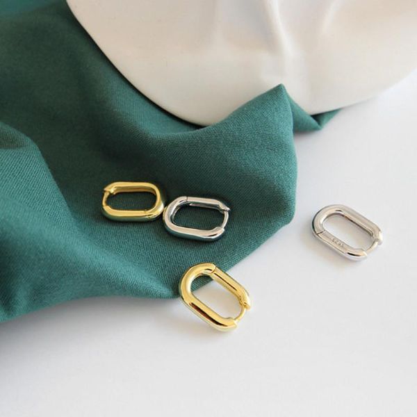 hoop & huggie women korean jewelry geometric ear buckle female oval earrings birthday gift, Golden;silver
hoop & huggie women korean jewelry geometric ear buckle female oval earrings birthday gift, Golden;silver