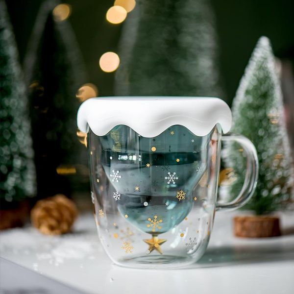 creative christmas tree star water cup double-layer glass cup high temperature mug xmas tree wishing
creative christmas tree star water cup double-layer glass cup high temperature mug xmas tree wishing