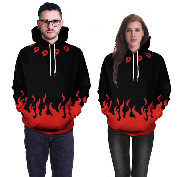 lovers' clothes spring and autumn hoodie long sleeve casual fashion fire shadow pattern trend, Black
lovers' clothes spring and autumn hoodie long sleeve casual fashion fire shadow pattern trend, Black