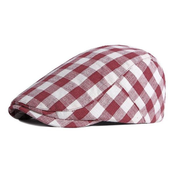 berets casual spring summer beret hats for women plaid print herringbone sboy cap thin flat peaked men painter hat unisex, Blue;gray
berets casual spring summer beret hats for women plaid print herringbone sboy cap thin flat peaked men painter hat unisex, Blue;gray