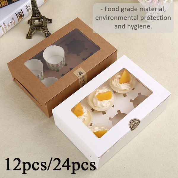 gift wrap 12pcs 24pcs 6 grids paper cake box with window boxes and packaging wholesale cup packing baking (no stickers)
gift wrap 12pcs 24pcs 6 grids paper cake box with window boxes and packaging wholesale cup packing baking (no stickers)