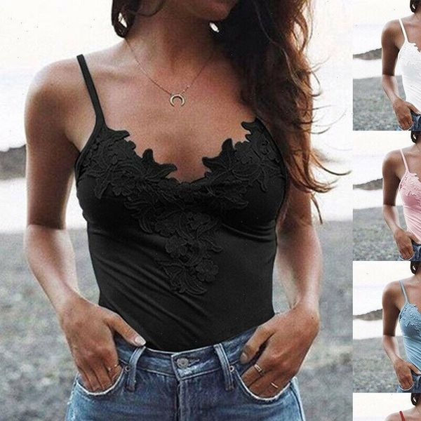 womens v neck spaghetti strap appliques summer lace vest sleeveless casual tank t shirt drop shipping, White
womens v neck spaghetti strap appliques summer lace vest sleeveless casual tank t shirt drop shipping, White