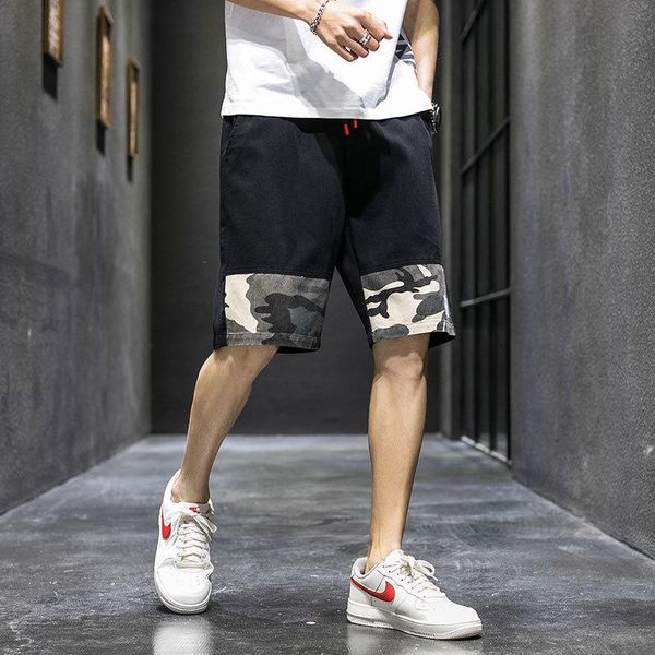 men's shorts mens summer fashion men casual cotton camouflage knee length beach patchwork pants male 8xl, White;black
men's shorts mens summer fashion men casual cotton camouflage knee length beach patchwork pants male 8xl, White;black