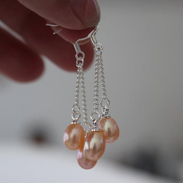 stud pearl earring rice freshwater european natural white pink purple beaded charm dangle 6-7mm earrings, Golden;silver
stud pearl earring rice freshwater european natural white pink purple beaded charm dangle 6-7mm earrings, Golden;silver