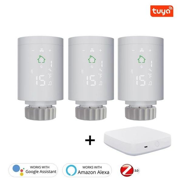 smart home control tuya zigbee thermostatic radiator valve for actuator heating system temperature work with alexa
smart home control tuya zigbee thermostatic radiator valve for actuator heating system temperature work with alexa