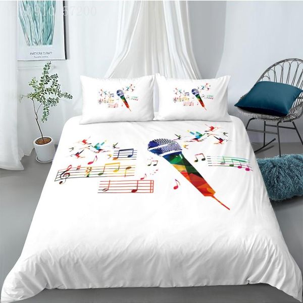 bedding sets music set microphone notes duvet cover pillowcase comfortable microfiber single double king bedclothes
bedding sets music set microphone notes duvet cover pillowcase comfortable microfiber single double king bedclothes