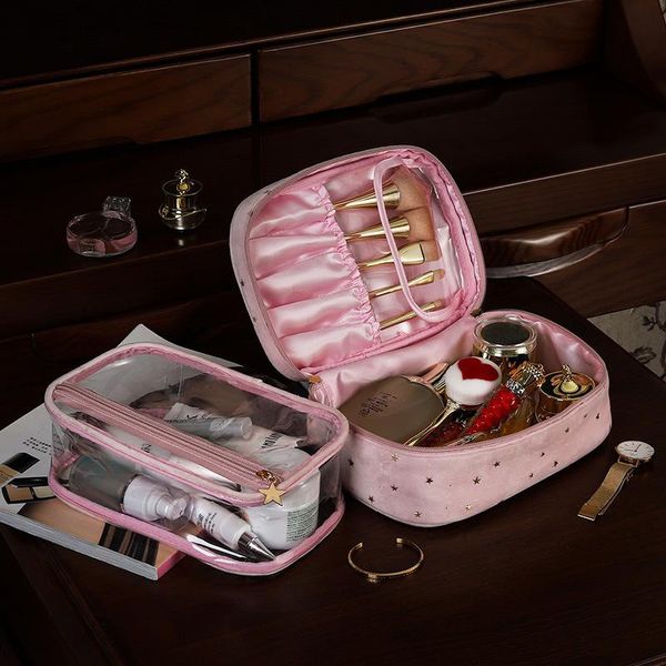 storage bags luxury velvet travel organizer makeup bag with brush holder portable skincare cosmetic pouch woman
storage bags luxury velvet travel organizer makeup bag with brush holder portable skincare cosmetic pouch woman