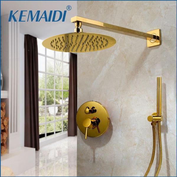 bathroom shower sets kemaidi brushed gold solid brass set rainfall head faucet ciling & wall mounted mixer
bathroom shower sets kemaidi brushed gold solid brass set rainfall head faucet ciling & wall mounted mixer