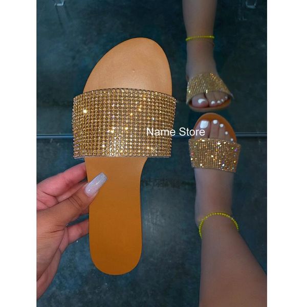 2021 summer new women's slippers fashion rhinestone flat sandals solid color outdoor beach women's shoes plus size 43, Black
2021 summer new women's slippers fashion rhinestone flat sandals solid color outdoor beach women's shoes plus size 43, Black