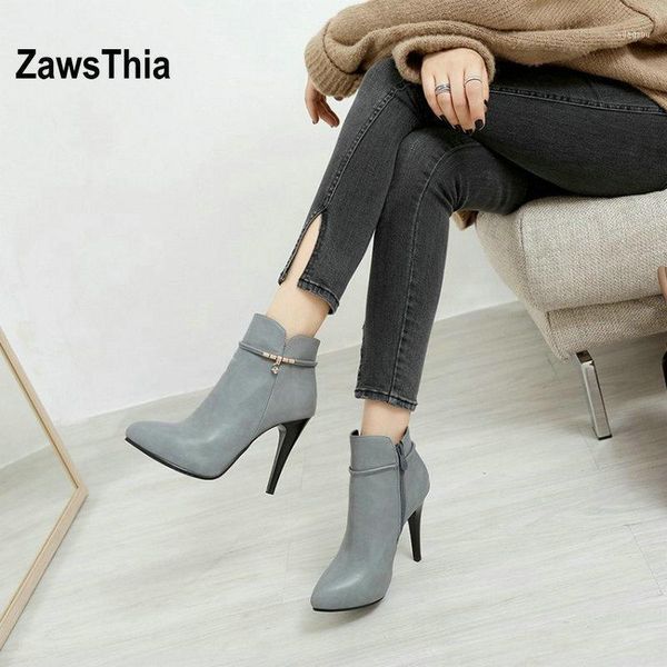 boots zawsthia mature woman ankle winter classic pointed toe pumps shoes for women super thin high heels size 33-4611, Black
boots zawsthia mature woman ankle winter classic pointed toe pumps shoes for women super thin high heels size 33-4611, Black