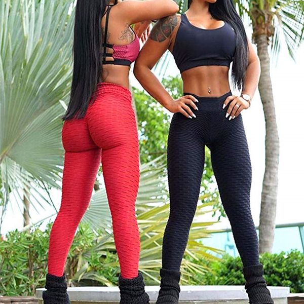 women bubble hip lifting exercise fitness running broek push up leggings high tail legions workout plussale, Black
women bubble hip lifting exercise fitness running broek push up leggings high tail legions workout plussale, Black
