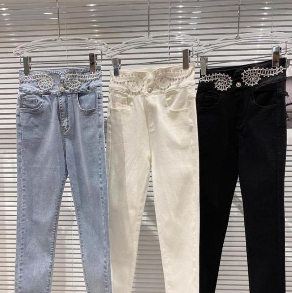 women's jeans spring high waist head rhinestone beaded temperament slim pencil pants womens stretch skinny jean girls denim s647, Blue
women's jeans spring high waist head rhinestone beaded temperament slim pencil pants womens stretch skinny jean girls denim s647, Blue