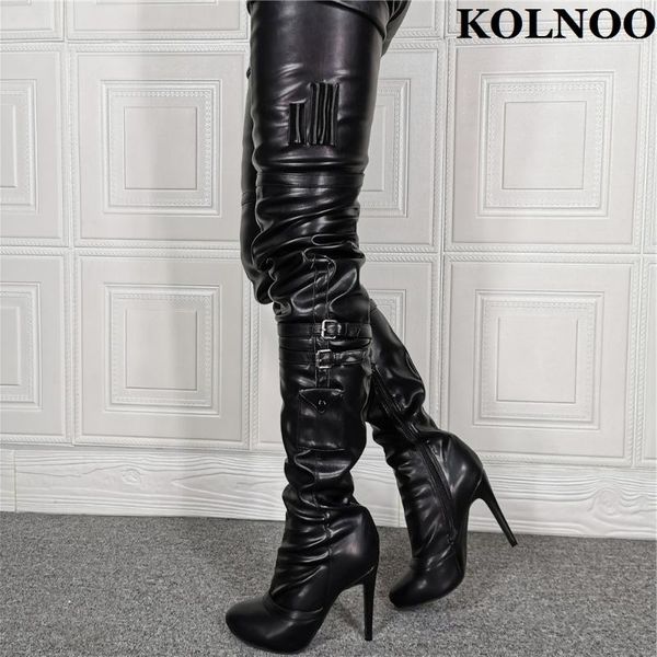 boots kolnoo elegant women handmade high heel party prom over knee pole-dance evening fashion black winter shoes
boots kolnoo elegant women handmade high heel party prom over knee pole-dance evening fashion black winter shoes