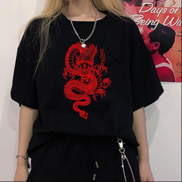 vintage style chinese dragon streetwear women t shirt summer new ins harajuku plus size loose print tee punk womens t shirt, White
vintage style chinese dragon streetwear women t shirt summer new ins harajuku plus size loose print tee punk womens t shirt, White