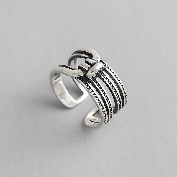 cluster rings authentic 925 sterling silver vintage retro multi-layers /rows knot twisted ring adjust band wider xlj520, Golden;silver
cluster rings authentic 925 sterling silver vintage retro multi-layers /rows knot twisted ring adjust band wider xlj520, Golden;silver