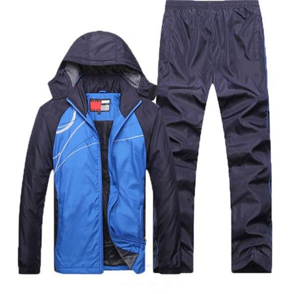 size 5xl thick wool men's 2021 winter windproof outdoor color matching detachable hoodie + pants sports suit kz5a, White;black 
size 5xl thick wool men's 2021 winter windproof outdoor color matching detachable hoodie + pants sports suit kz5a, White;black