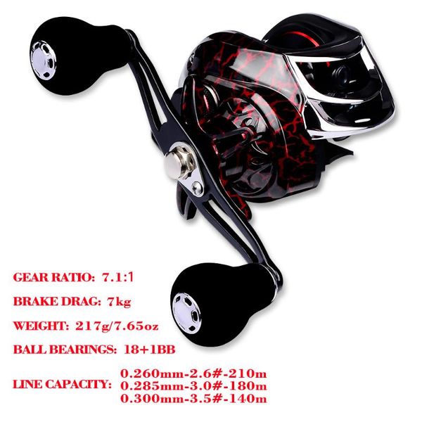 baitcasting reels fishing accessories bait reel 7. high speed 10kg maximum resistance super light fish casting
baitcasting reels fishing accessories bait reel 7. high speed 10kg maximum resistance super light fish casting