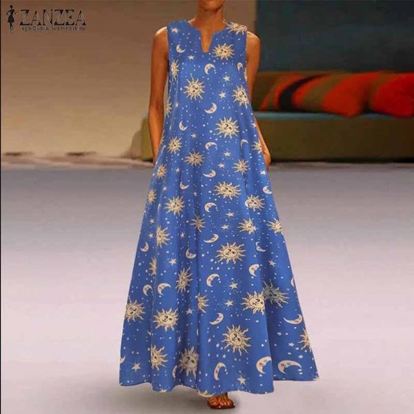 casual dresses zanzea 2021 bohemian printed maxi dress women's summer sundress v neck tunic vestidos female sleeveless robe plus size, Black;gray
casual dresses zanzea 2021 bohemian printed maxi dress women's summer sundress v neck tunic vestidos female sleeveless robe plus size, Black;gray