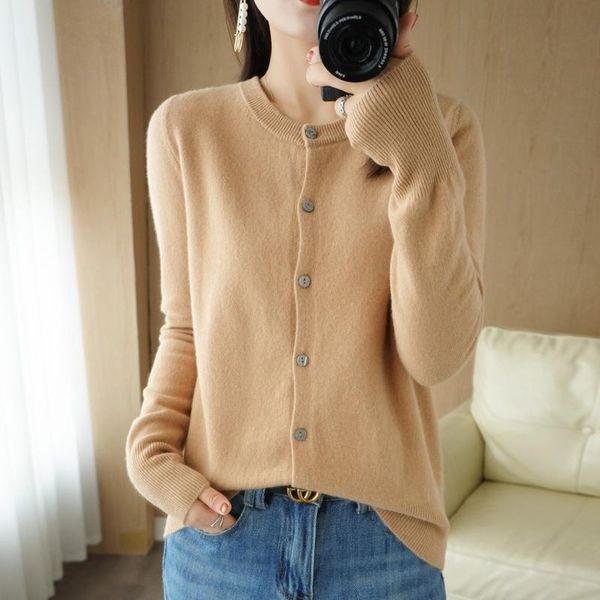 women's knits & tees 2021 autumn and winter cashmere sweater woman o-neck cardigan casual knitted 100% pure wool female jacket to keep, White
women's knits & tees 2021 autumn and winter cashmere sweater woman o-neck cardigan casual knitted 100% pure wool female jacket to keep, White