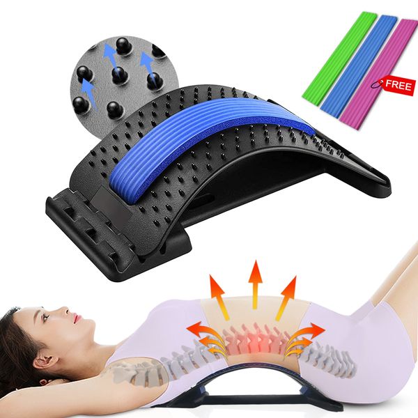 adjustable magic back massager stretcher lumbar relief device fitness waist port relaxation spine chiropractor pain relieve
adjustable magic back massager stretcher lumbar relief device fitness waist port relaxation spine chiropractor pain relieve