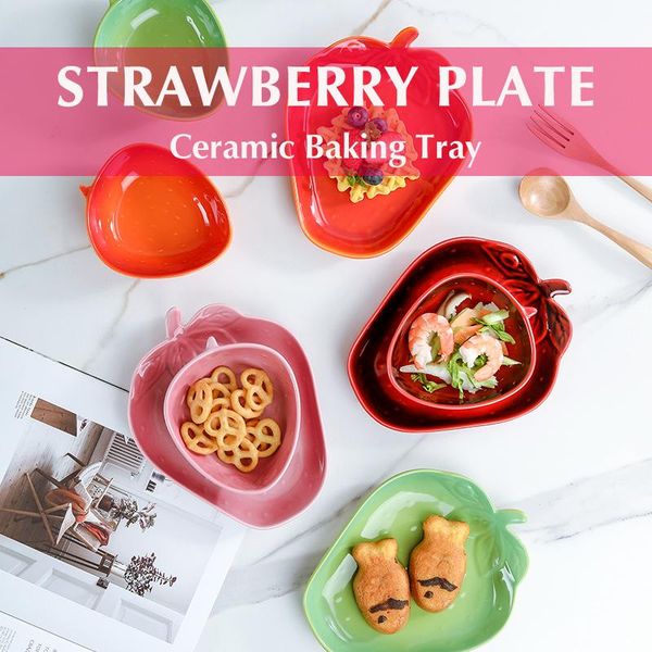 dishes & plates cute strawberry bowl tableware creative fruit plate baking pan household ceramic nordic style tray
dishes & plates cute strawberry bowl tableware creative fruit plate baking pan household ceramic nordic style tray