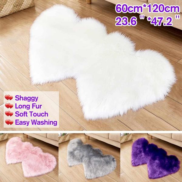 carpets 60x120cm soft thick heart shape carpet for living room plush rug bed fluffy floor home decor rugs velvet mat
carpets 60x120cm soft thick heart shape carpet for living room plush rug bed fluffy floor home decor rugs velvet mat