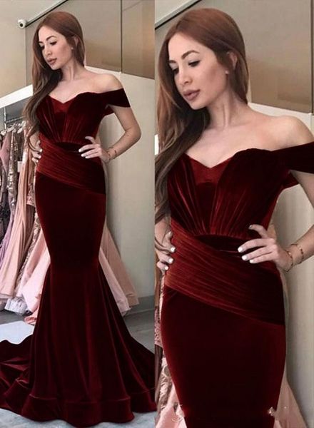 dark 2021 new green veet mermaid evening es formal wear off shoulder prom party gowns pleated long robe de soriee o9d4, Black;red
dark 2021 new green veet mermaid evening es formal wear off shoulder prom party gowns pleated long robe de soriee o9d4, Black;red