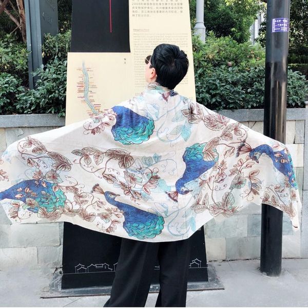 scarves lightweight 100% cashmere scarf shawl peacock print fashion winter wraps women 200x100cm, Blue;gray
scarves lightweight 100% cashmere scarf shawl peacock print fashion winter wraps women 200x100cm, Blue;gray