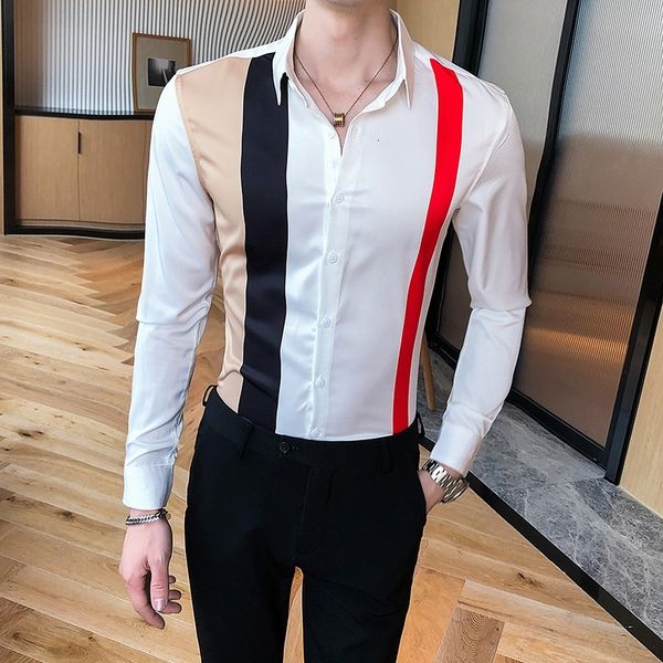 Britnico New Estilo Primavera Novo 2021 Manga Longa Camisas Listradas Dos Homens Casual Negcios Formal Wear Escritrio Blusa Homme KJQJ, Black;brown
Britnico New Estilo Primavera Novo 2021 Manga Longa Camisas Listradas Dos Homens Casual Negcios Formal Wear Escritrio Blusa Homme KJQJ, Black;brown