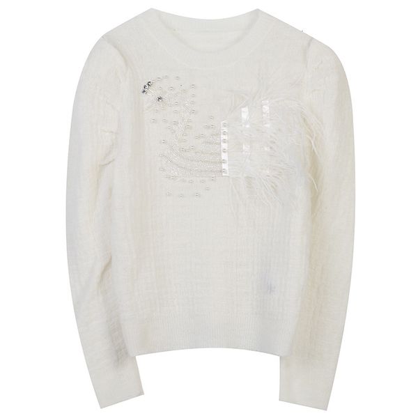 women's sweaters harajuku winter sweater duck sequins mesh jumper fashion viscose white tabs 6icm, White;black
women's sweaters harajuku winter sweater duck sequins mesh jumper fashion viscose white tabs 6icm, White;black