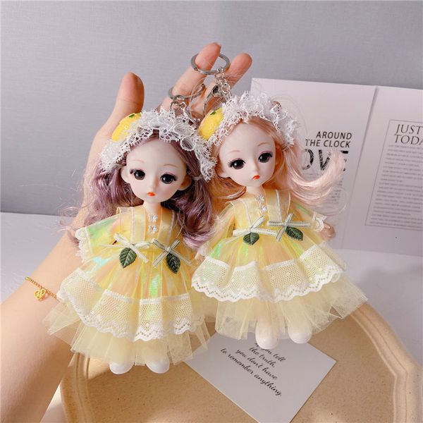 lovely lemon long hair princess doll key chain girl's heart bag pendant car accessories hand gift japanese and korean women, Silver
lovely lemon long hair princess doll key chain girl's heart bag pendant car accessories hand gift japanese and korean women, Silver