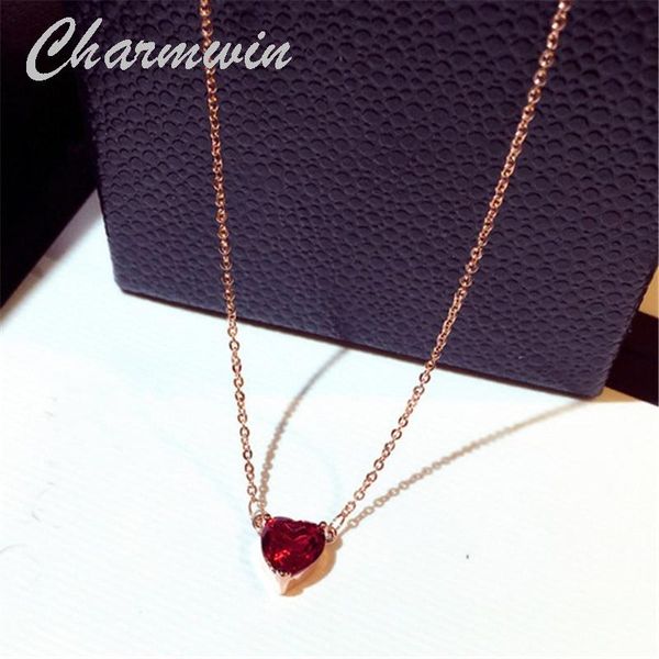 pendant necklaces charmwin fashion simple short women clavicle red rhinestone heart pn0360, Silver
pendant necklaces charmwin fashion simple short women clavicle red rhinestone heart pn0360, Silver