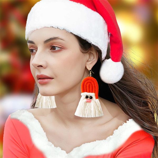 stud christmas earrings female creative cartoon bohemian tassel woven handmade, Golden;silver
stud christmas earrings female creative cartoon bohemian tassel woven handmade, Golden;silver
