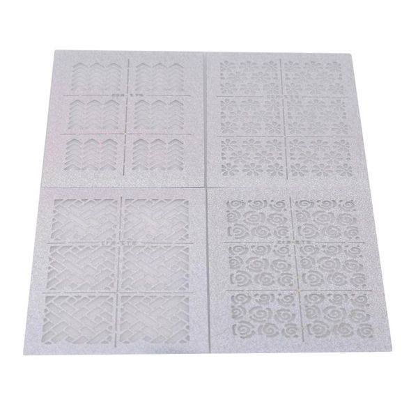 nail art templates 24pcs/set hollow stencils stickers rose flower multi shape set mix decal decoration manicure vinyls tool, White
nail art templates 24pcs/set hollow stencils stickers rose flower multi shape set mix decal decoration manicure vinyls tool, White