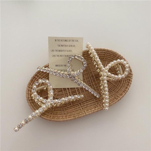 Hair Accessories 1PC 2021 Korea Elegant Crystal Imitation Pearl Women Hairpin Crab Metal Geometric Clips Barrettes
Hair Accessories 1PC 2021 Korea Elegant Crystal Imitation Pearl Women Hairpin Crab Metal Geometric Clips Barrettes