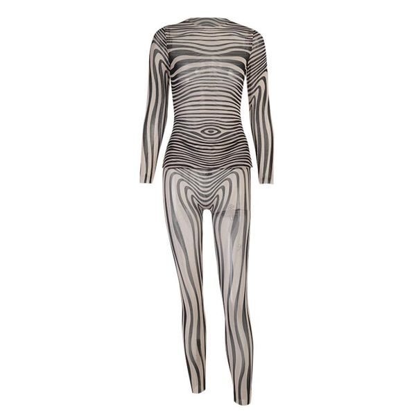 women's pants & capris women close-fitting two-piece clothes set wavy stripe printed pattern round collar pullover and leggings, s, Black;white
women's pants & capris women close-fitting two-piece clothes set wavy stripe printed pattern round collar pullover and leggings, s, Black;white