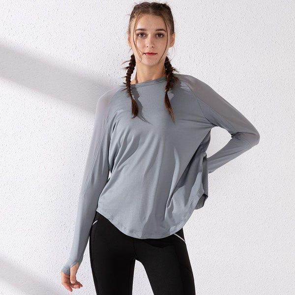yoga outfit t-shirts for fitness women's autumn sports long-sleeved loose mesh quick-drying clothes running training gym blouses
yoga outfit t-shirts for fitness women's autumn sports long-sleeved loose mesh quick-drying clothes running training gym blouses
