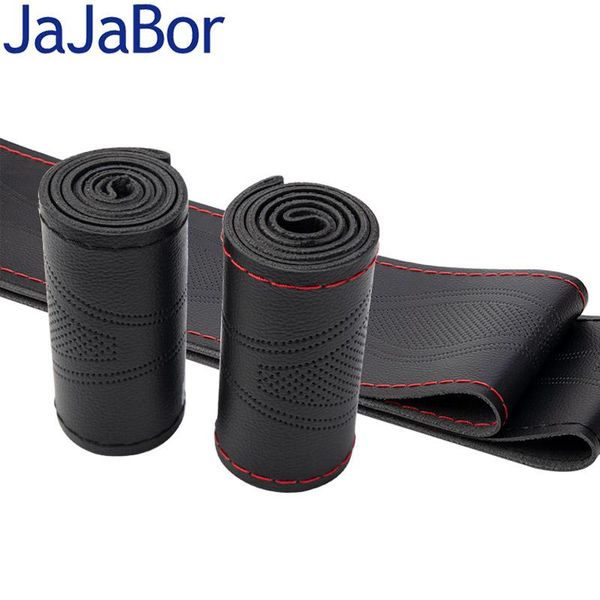 steering wheel covers jajabor diy cover 37/38 cm soft leather braid on steering-wheel of car with needle and thread interior accessorie
steering wheel covers jajabor diy cover 37/38 cm soft leather braid on steering-wheel of car with needle and thread interior accessorie